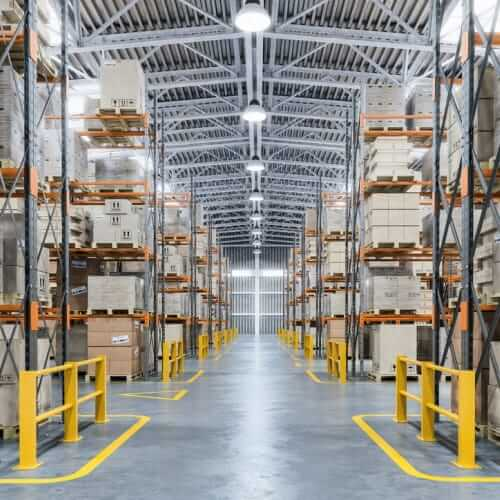 EVLN-HBN in Lagerhallen und Produktion